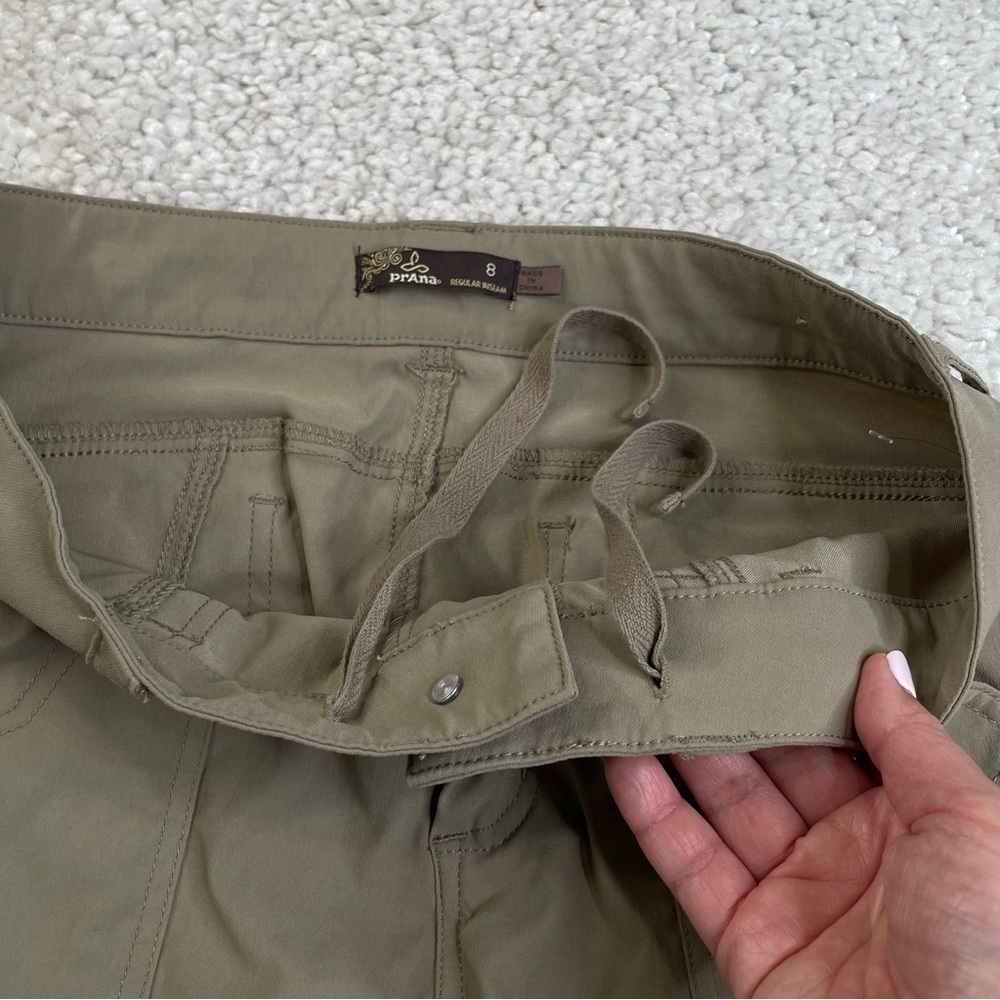 Prana Monarch Convertible Nylon Pants Khaki Hiking Camping Outdoors Stretch Sz 8 - Picture 5 of 15